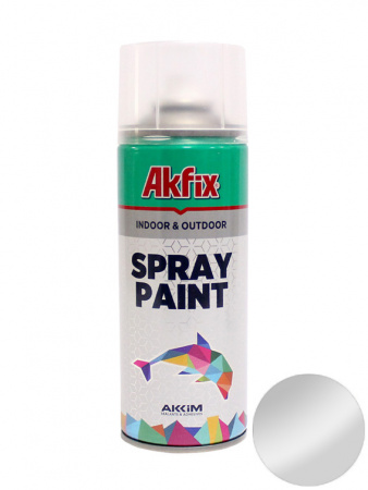 Краска аэр. AKFIX Эффект серебра, 400мл(300гр) *6