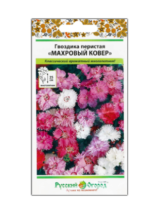 Семена Гвоздика Махровый ковер, смесь 0,1г *10