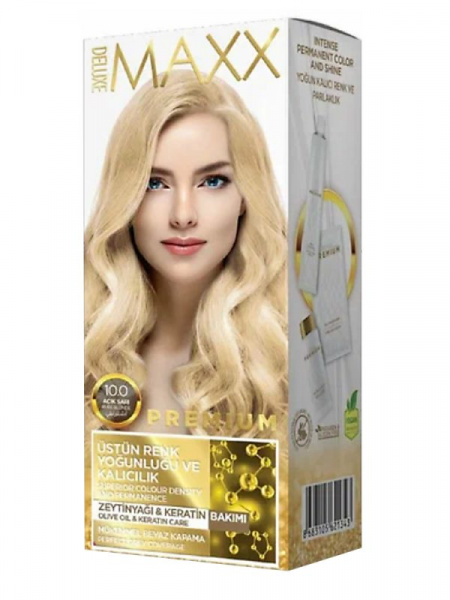 Краска для волос MaXX DELUXE Premiuim 10.0 Светлый Блонд *6/24